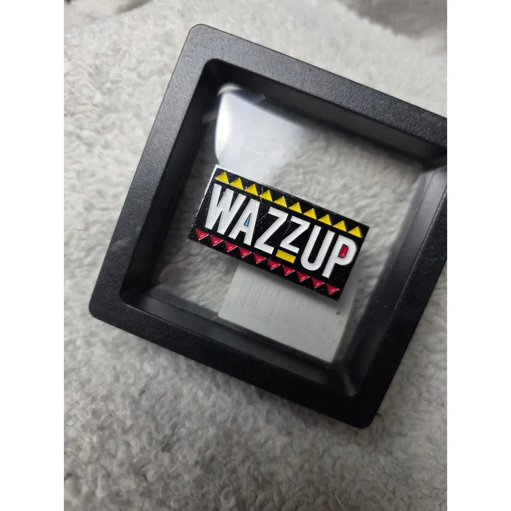 Wazzup Martin Pin Black Enamel 90s Sitcom Nostalgia ACC01-PIN-08-NS NEW